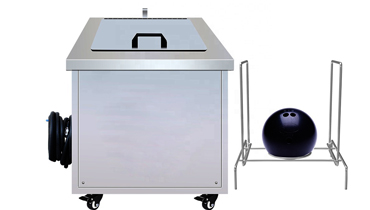 Ultrasonic cleaners in golf , bowling industries